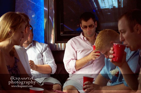 Mister LK looking like the boss on the bus